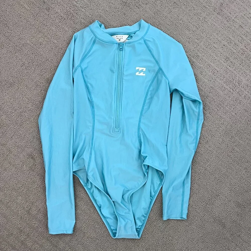 Billabong Long Sleeve Zip Up Swimsuit | Surfer Rashgard - Picture 3 of 7